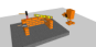 1er cas : Le montage des briques