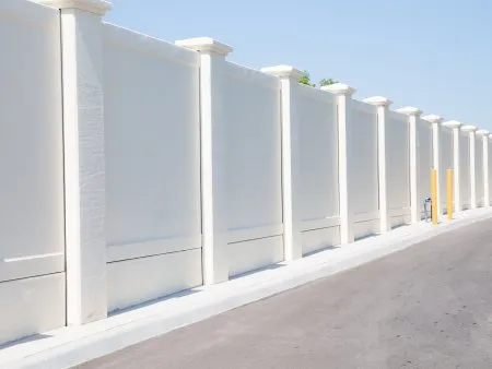 Les clôtures et les murs de soutènement