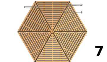 Poser les autres liteaux