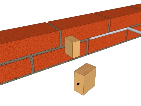 Le mode opératoire de la maçonnerie de brique de parement