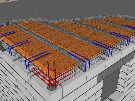 Poutrelles et hourdis