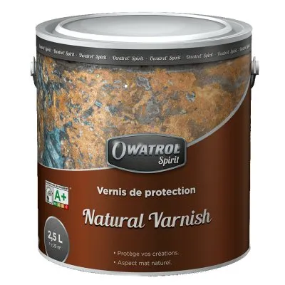 NATURAL VARNISH : Vernis Mat de protection des décors de la gamme SPIRIT - Réf. 1575