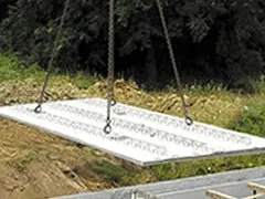 Coffrage du plancher par prédalle