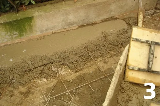 La confection des guides en béton