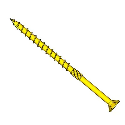 Vis à bois structurelle - tête fraisée - filetage partiel - SWC8X140 - Réf. 75355