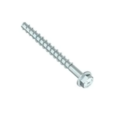 Vis HECO MULTI-MONTI-PLUS SS - tête hexagonale avec embase - zingué blanc - D6 x L60 - Réf. 48385