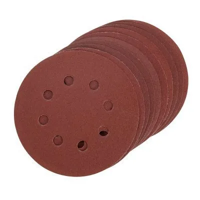 Lot de 10 disques abrasifs treillis auto-agrippants 125mm - Grain 240mm - TPTA12850824 - Réf. 850824
