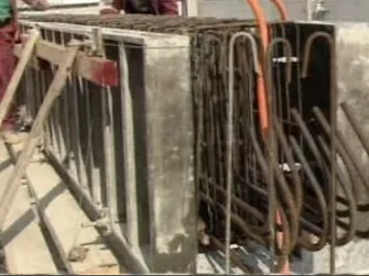 Les coffrages d'une poutre