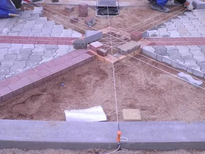 Le pavage et dallettes