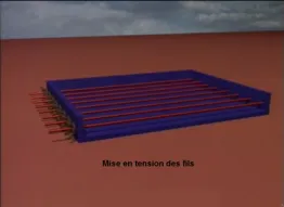 La mise en tension des armatures