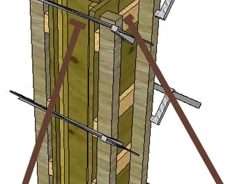 Coffrage traditionnel