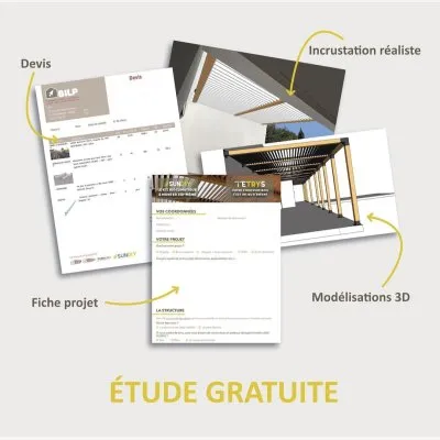 Étude gratuite de votre pergola bioclimatique