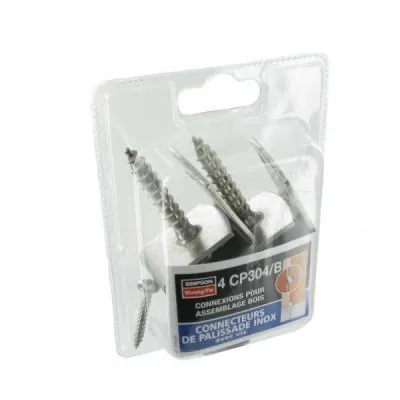 Connecteur de palissade - Inox A2 - Réf. CP304-R