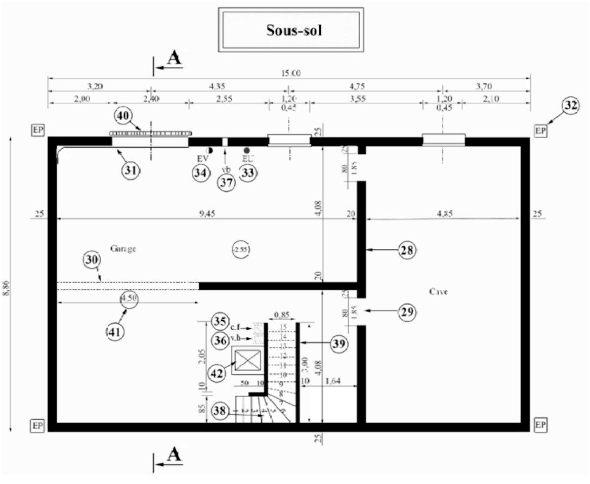 Comment lire un plan de sous sol