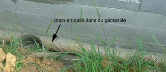 Dans un drainage, Pourquoi place t on du tissus géotextile ?