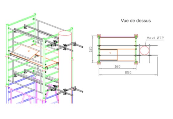 Support de coffrage carton intérieur