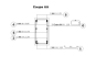 Plan de ferraillage avec les notations sur le dessin