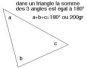 La somme des angles d’un triangle