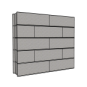 Nomenclature pour 1 m² de blocs ciment